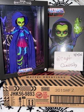 Brand New in Box Monster High Skullector Skeletor Masters of the Universe Doll